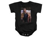 Trevco Grizzly Adams Collage Infant Snapsuit Black Medium 12 Months