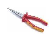 Morris Products 54012 1000 Volt Insulated Safety Pliers Long Nose Pliers 6 In.
