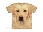 The Mountain 1081460 Yellow Lab Portrait T Shirt Small