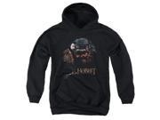 Trevco The Hobbit Cauldron Youth Pull Over Hoodie Black Small