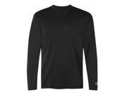 Champion CW26 Adult Double Dry Performance Long Sleeve T Shirt Black 2X