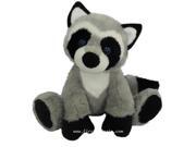First Main 7783 7 in. Sitting Floppy Friends Raccoon Plush Toy