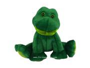 First Main 7793 7 in. Sitting Floppy Friends Frog Plush Toy