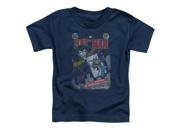 Trevco Batman No. 251 Distressed Short Sleeve Toddler Tee Navy Large 4T