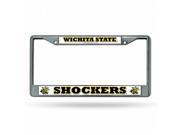 Rico Industries RIC FC310302 Wichita State Shockers NCAA Chrome License Plate Frame