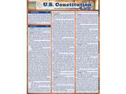 BarCharts 9781423215653 U.S. Constitution Quickstudy Easel