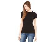 Bella 6004U Womens Made In The USA Favorite Tee Black Medium