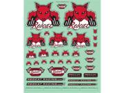 Redcat Racing Sticker 001 Die Cut Redcat Stickers 9 x 10.5 in.