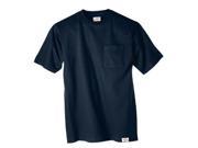 Dickies 1144624DN3X Mens 2 Pack Short Sleeve Pocket Dark Navy T Shirts 3X