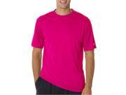 Badger 4120 Adult B Core Short Sleeve Performance Tee Hot Pink 2XL