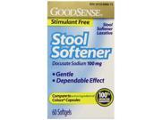 GoodSense Stool Softener Softgels 100mg 60 Count