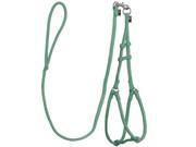 Dogline M8011 23 48 L x 0.25 W in. Extra Small Comfort Microfiber Round Step In Harness Teal
