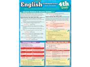 BarCharts 9781423221845 English Common Core 4Th Grade Quickstudy Easel