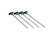 Coleman 2000016444 10 in. Heavy Duty Plated Steel Tent Peg 4 Pack