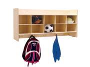 Contender C51409ORF Wall Locker Storage With Orange Trays Assembled