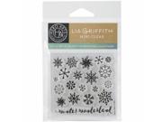 Hero Arts HA CL901 Hear Arts Clear Stamps By Lia 4 x 6 in. Snowflakes