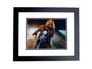 8 x 10 in. Vince Neil Autographed Motley Crue Concert Photo Black Custom Frame