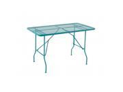 Benzara 29050 Marvelously Styled Metal Folding Outdoor Table
