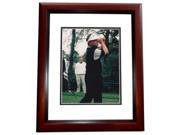 8 x 10 in. Nick Price Autographed Golf Photo Mahogany Custom Frame