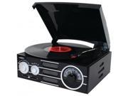 Jensen JENJTA300 3 Speed Stereo Turntable With AM FM Stereo Radio