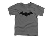 Trevco Batman Hush Logo Short Sleeve Toddler Tee Charcoal Large 4T