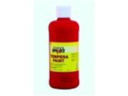 School Smart Non Toxic Multi Purpose Liquid Tempera Paint 1 Pint Red