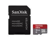 SanDisk Ultra 16GB microSDHC Class 10 Memory Card