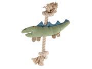 Simply Fido 23853 9 in. Basic Little Bodhi Crocodile Rope Toy
