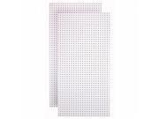 Triton Products TPB 2W Custom Painted Blissful White Heavy Duty Tempered Round Hole Pegboards
