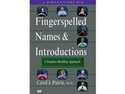 Harris Communications DVD340 Fingerspelled Names Introductions