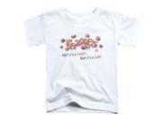 Trevco Dubble Bubble A Gum And A Candy Short Sleeve Toddler Tee White Large 4T