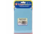 Hygloss 15630 Mighty Bright Pockets 3.5 X5 30 Pkg Assorted Colors