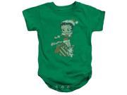 Trevco Boop Define Naughty Infant Snapsuit Kelly Green Small 6 Months