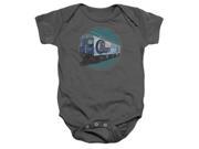 Trevco Chicago The Rail Infant Snapsuit Charcoal Small 6 Mos