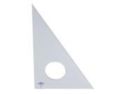 Alvin 130C 4 4 in. Clear Professional Acrylic Triangle 30° 60°