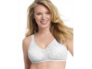 Playtex 4608 18 Hour Stylish Support Wirefree Bra White Size 40D