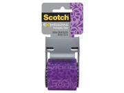 3M Commercial Tape Div 141PRTD9 Expressions Packaging Tape Purple