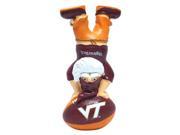 Virginia Tech Hokies Garden Gnome Handstand On Football