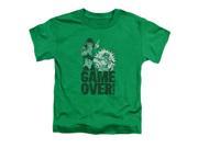 Trevco Green Lantern Game Over Short Sleeve Toddler Tee Kelly Green Large 4T