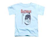 Trevco Batman Crayon Man Short Sleeve Toddler Tee Light Blue Medium 3T