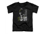 Arrow Save My City Short Sleeve Toddler Tee Black Large 4T