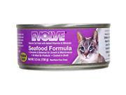 Sunshine Mills 736158 Evolv Can Cat Seafood 24 5.5 Oz. Pack of 24