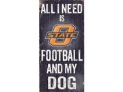 Fan Creations C0640 OK State Football And My Dog Sign