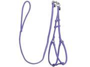 Dogline M8012 9 48 L x 0.25 W in. Small Comfort Microfiber Round Step In Harness Purple