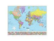 Universal Map 16174 World Advanced Political Mounted