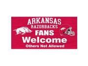 Fan Creations C0617 University Of Arkansas Fans Welcome Sign
