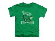 Trevco Dc City Power Short Sleeve Toddler Tee Kelly Green Large 4T
