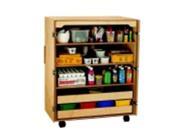 Childcraft Mobile Supply Cabinet 36 W x 24 D x 46 H in.