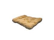 Bulk Buys OD474 2 Rectangular Leopard Print Pet Bed