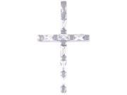 Doma Jewellery SSPRZ056C Sterling Silver Cross Pendant With CZ 2.7 g.